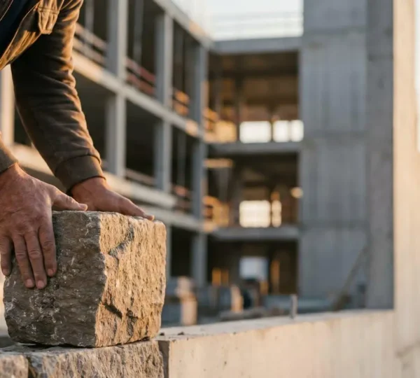 Dirigeant renforçant les fondations solides de son entreprise avec ses propres ressources, sans céder de parts